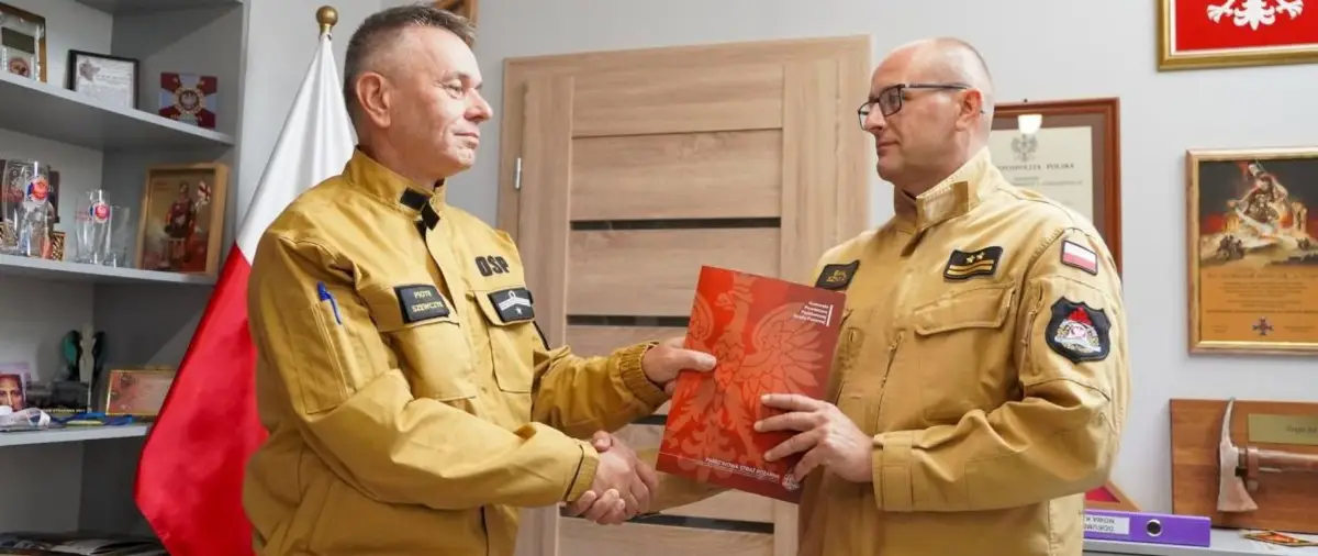 OSP Krościenko otrzymało skuter śnieżny Scandic II