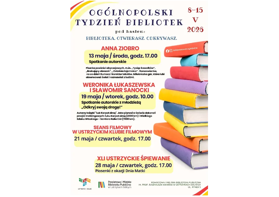 XXIII Ogólnopolski Tydzień Bibliotek - „Biblioteka. Otwierasz. Odkrywasz”