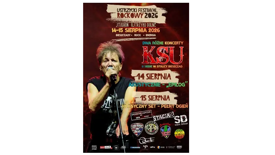 Ustrzycki Festiwal Rockowy 2026 – dwa dni koncertów w Ustrzykach Dolnych