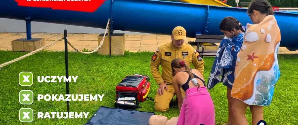 Edukacja w zakresie bezpieczeństwa nad wodą w Ustrzykach Dolnych