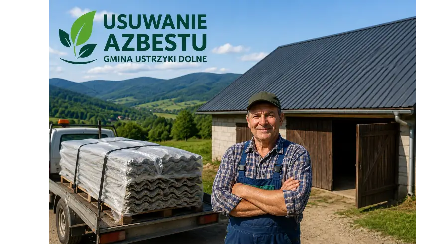 Zakończenie programu usuwania azbestu w Gminie Ustrzyki Dolne