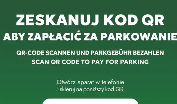 Wprowadzenie płatności za parkowanie za pomocą kodu QR