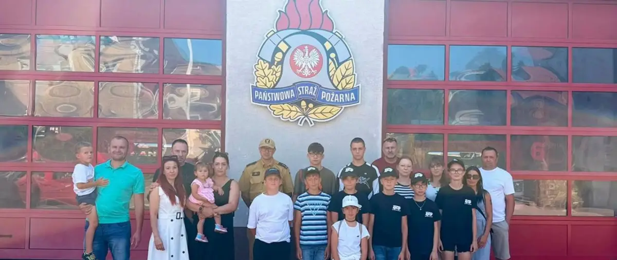 Rozpoczęcie Obozu Profilaktyczno-Edukacyjno-Szkoleniowego Młodzieżowych Drużyn Pożarniczych w Powiecie Bieszczadzkim