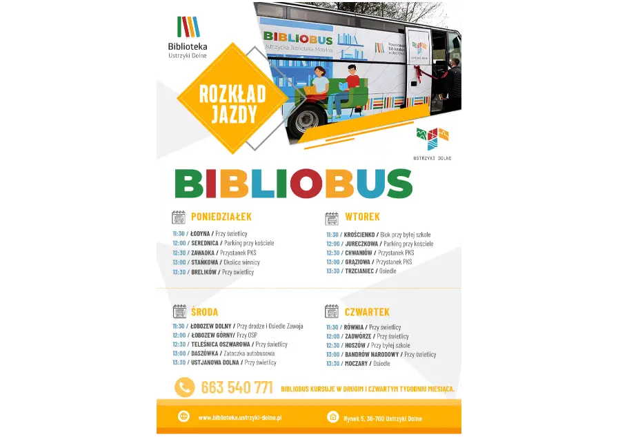 Bibliobus wraca na trasy od 17 sierpnia