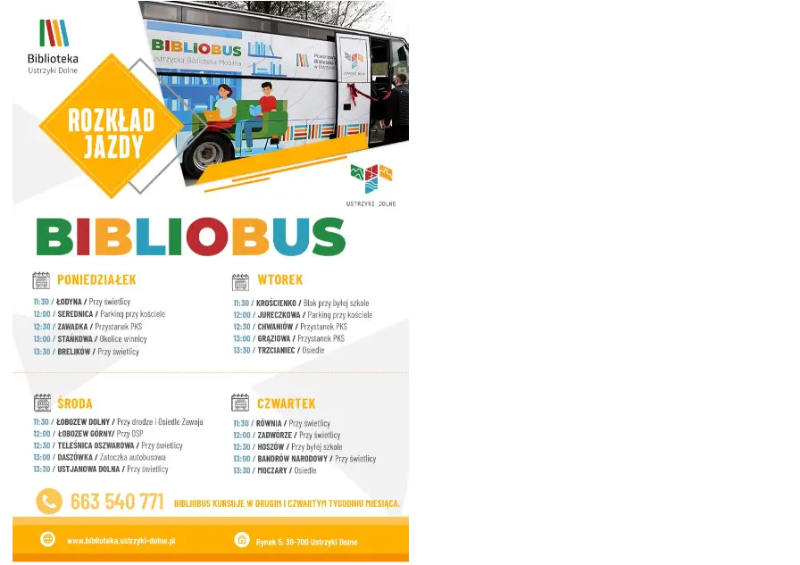 Bibliobus rusza na trasy od września
