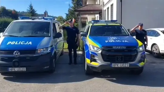 Ustrzyccy policjanci uczcili pamięć poległego kolegi z Bolesławca