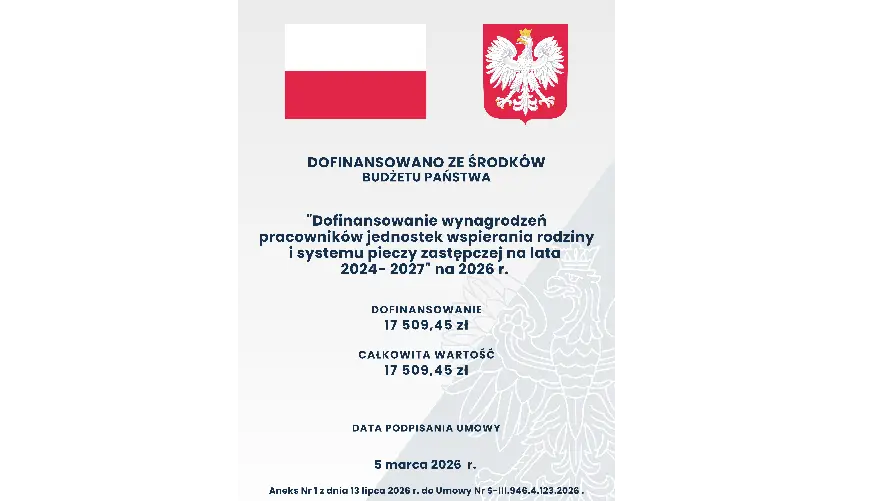 Ustrzyki Dolne wdrażają program dodatków motywacyjnych dla pracowników wsparcia rodziny