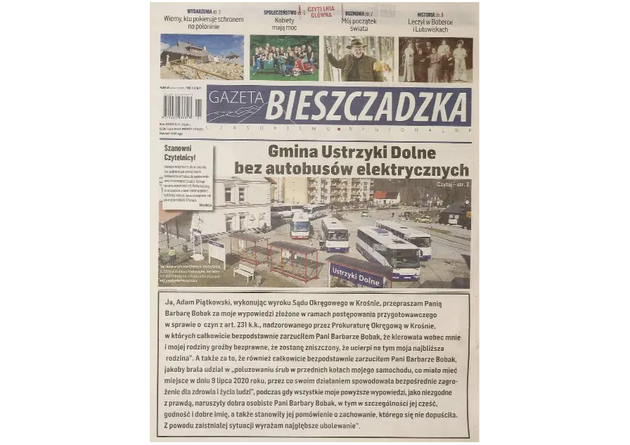Rocznik 'Gazety Bieszczadzkiej' z 2024 roku dostępny w archiwum