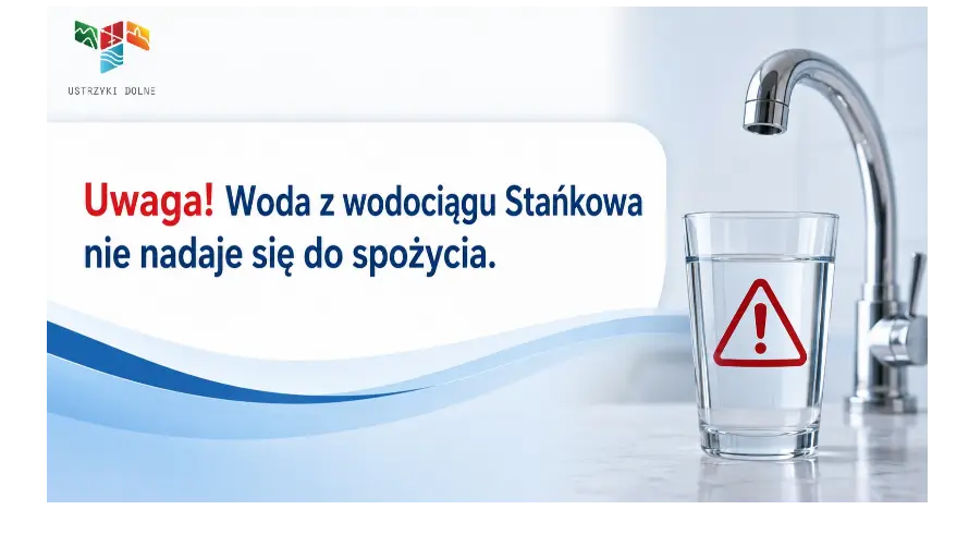 Woda z wodociągu w Stańkowej nie jest zdatna do picia