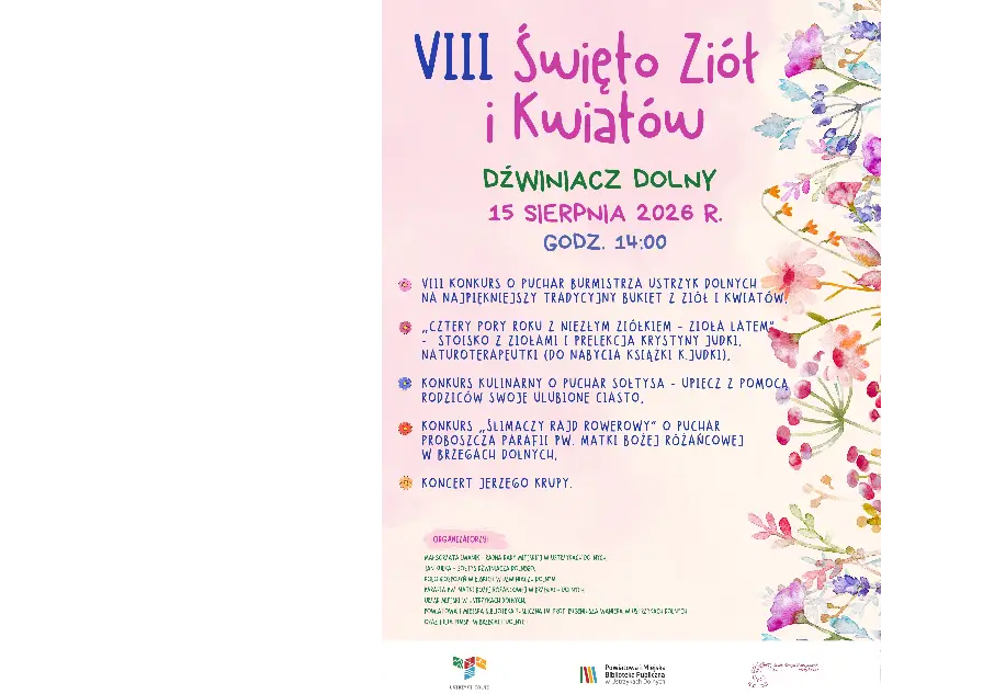 VIII Święto Ziół i Kwiatów w Dźwiniaczu Dolnym